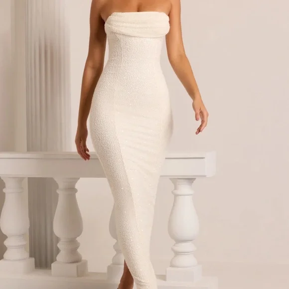 chinese dress ladies You Can Maxi Dress White Petite, US 4 / White main image 0